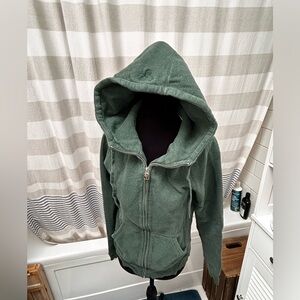 TNA green hoodie size medium